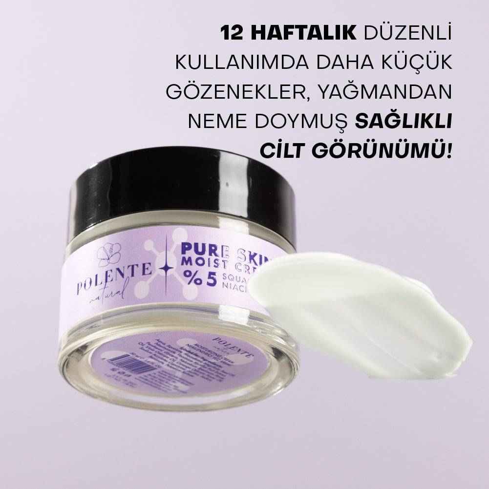 Pure Skin Serisi Krem kutu ambalajı bileşeni