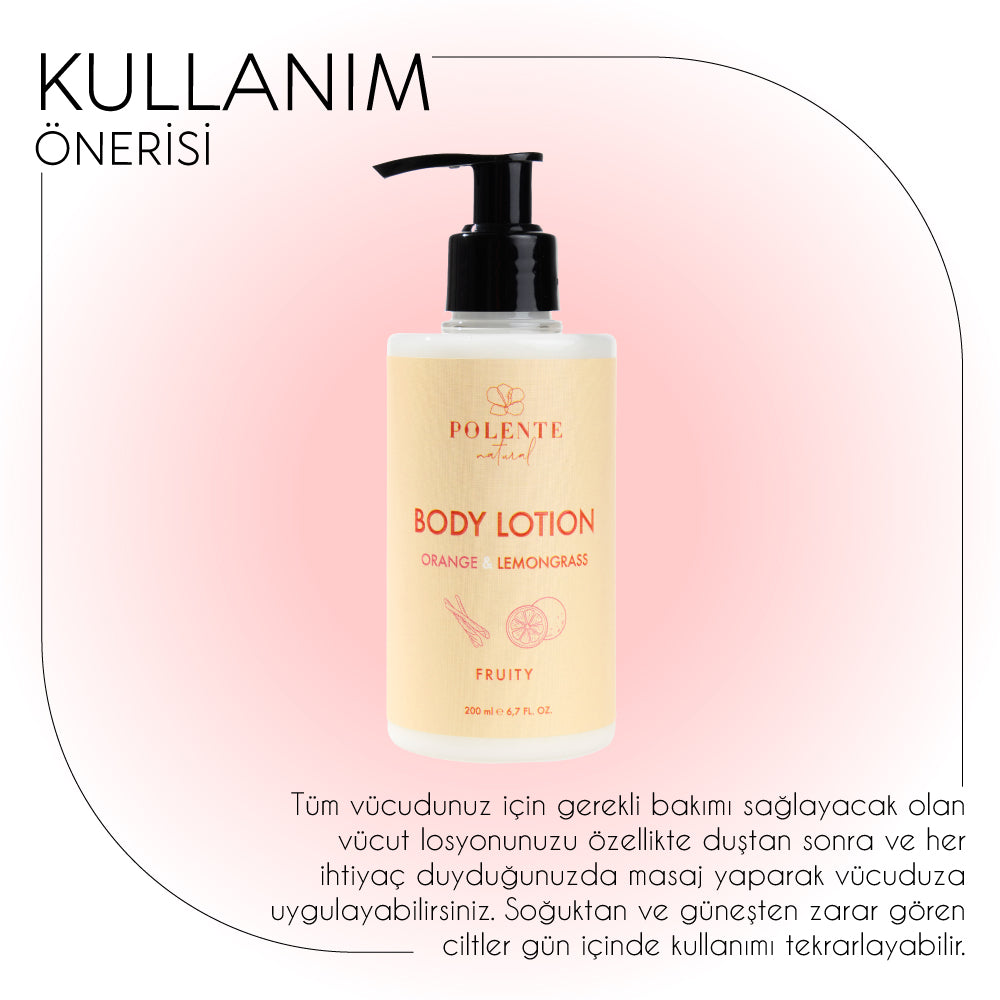Vücut Losyonu- Portakal Çiçeği & Limon Otu (200 ml)