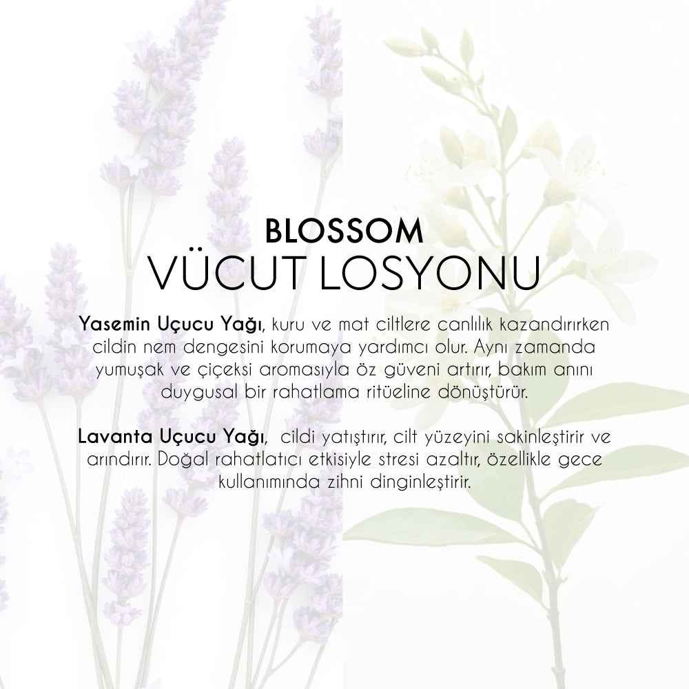 Yasemin & Lavanta Losyon INCI etiketi ve içerik listesi detayı