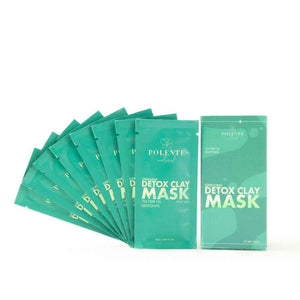 Spirulina Detoks Kil Maskesi 8x8 ml — Spirulina, Kaolin ve Yeşil Kil detoks yüz maskesi kutu