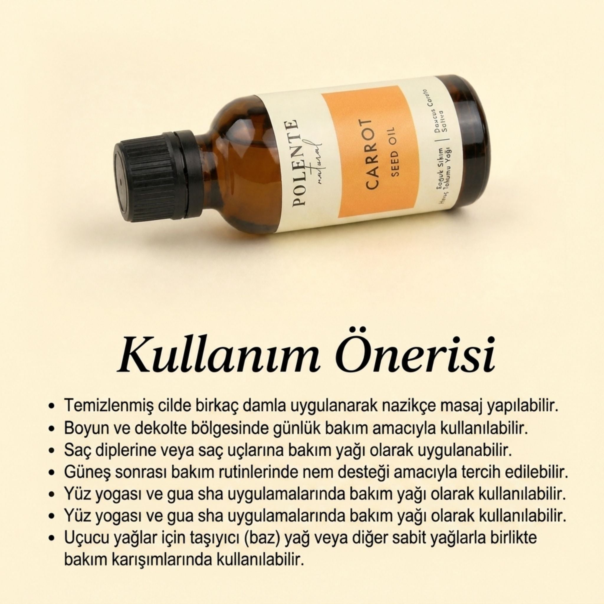 Havuç Tohumu Yağı - Soğuk Sıkım (30 ml)