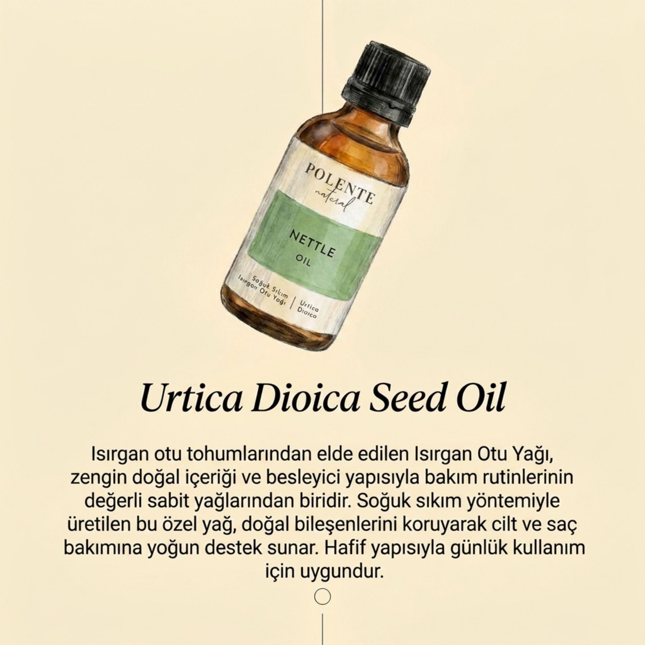 Isırgan Otu Yağı - Soğuk Sıkım (50 ml)