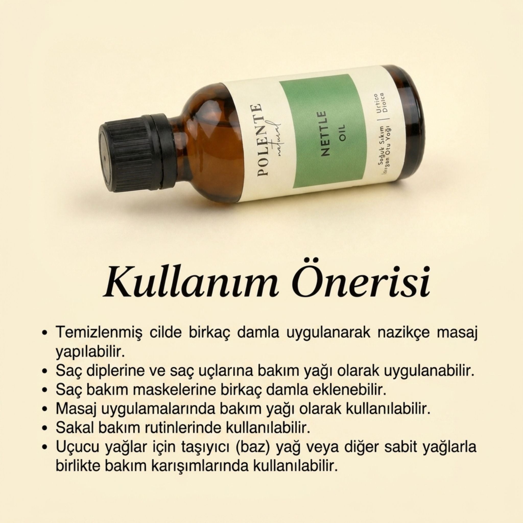 Isırgan Otu Yağı - Soğuk Sıkım (50 ml)