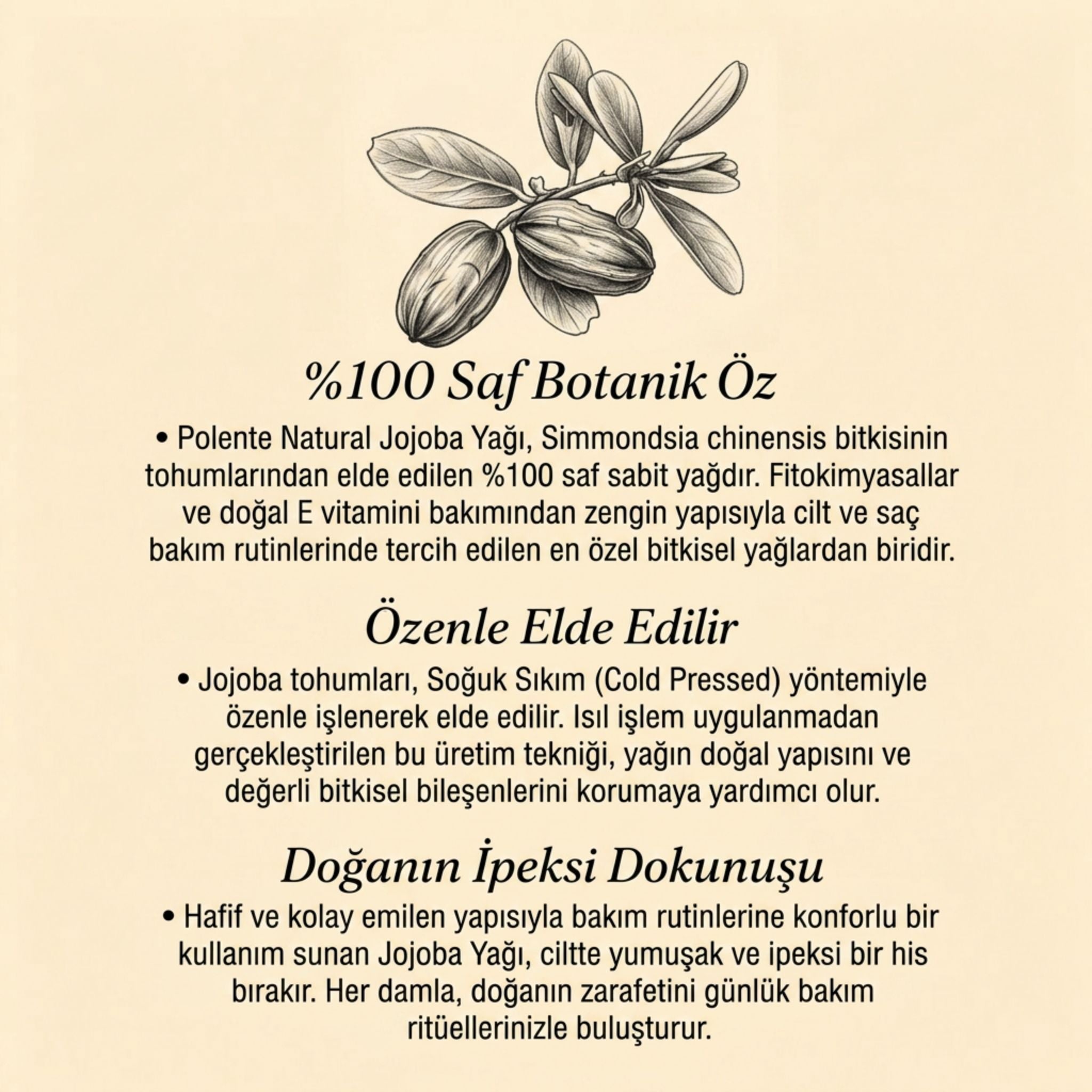 Jojoba Yağı - Soğuk Sıkım (50 ml)