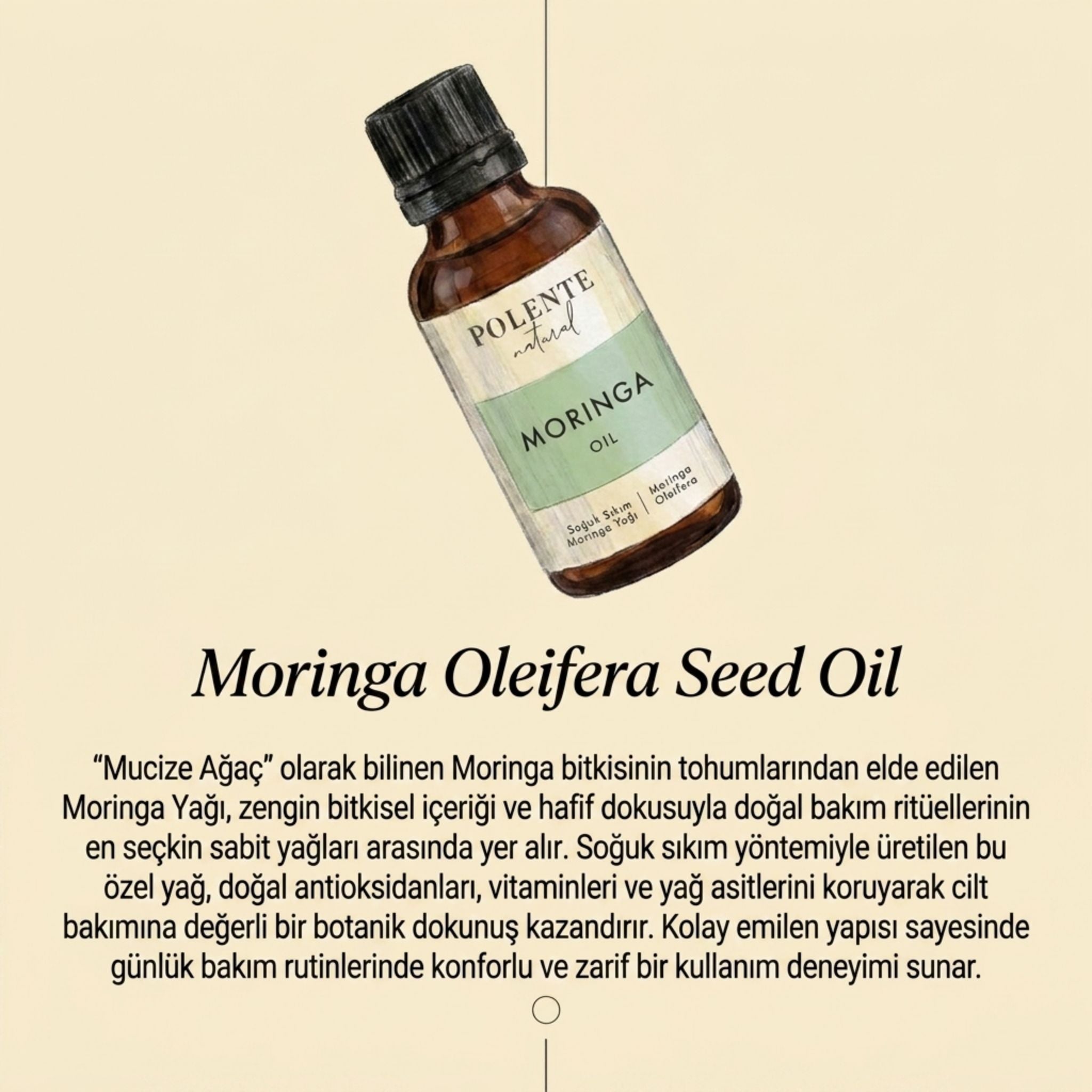 Moringa Yağı - Soğuk Sıkım (30 ml)