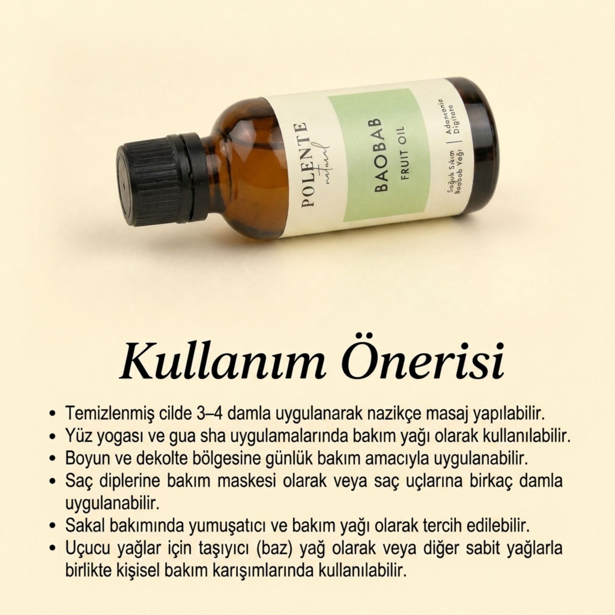 Baobab Yağı - Soğuk Sıkım (30 ml)