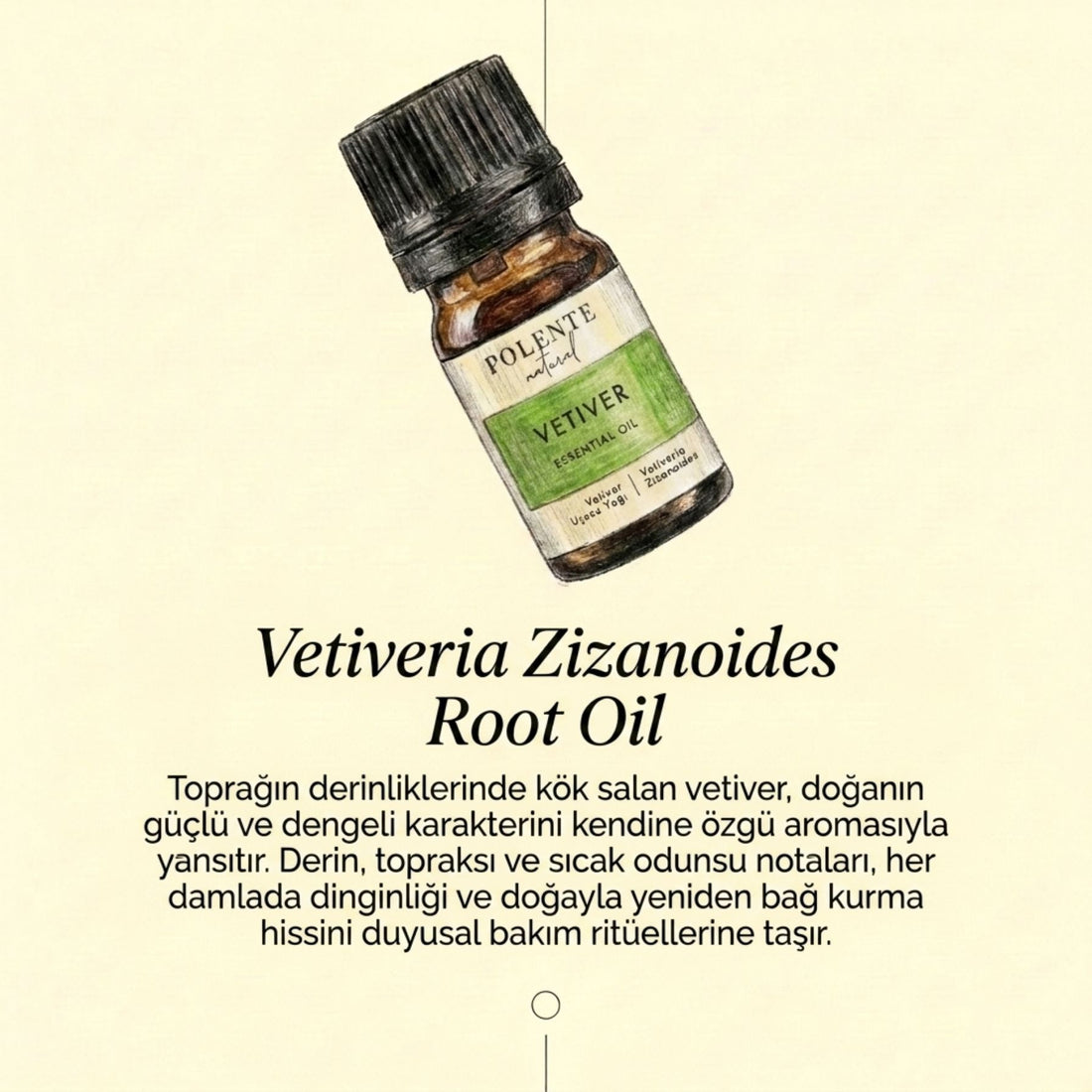 Vetiver Uçucu Yağı (5 ml)