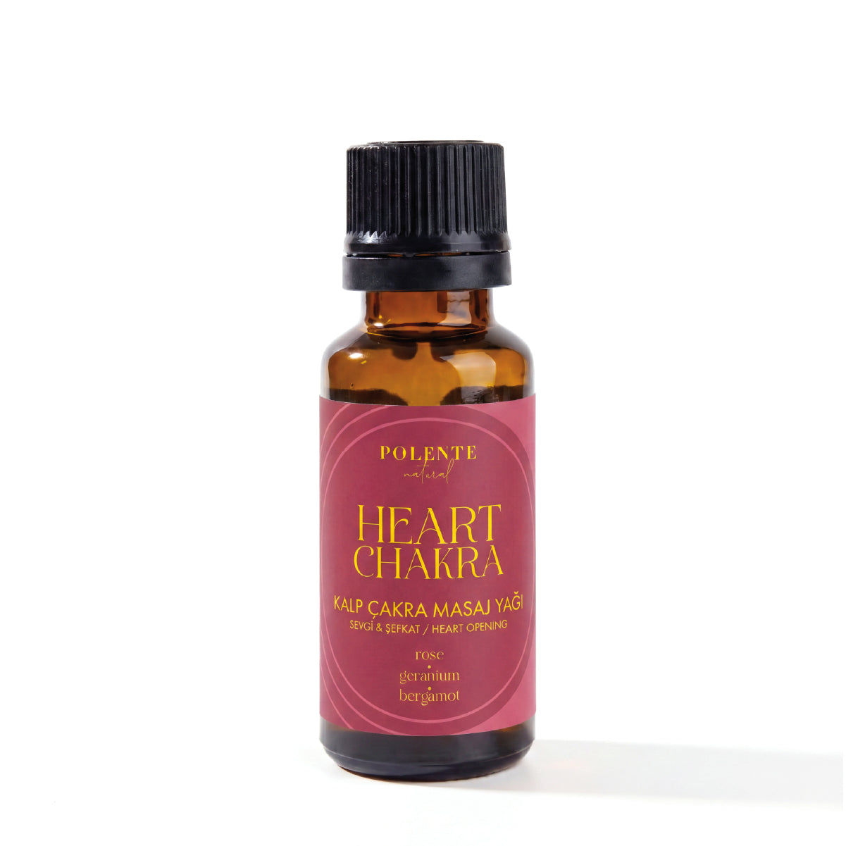 Polente Natural Kalp Çakra Masaj Yağı - Sevgi & Şefkat (20 ml)