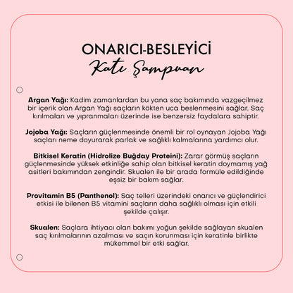Onarıcı-Besleyici Katı Şampuan/ Yıpranmış-İşlem Görmüş Saçlar (110 gr)