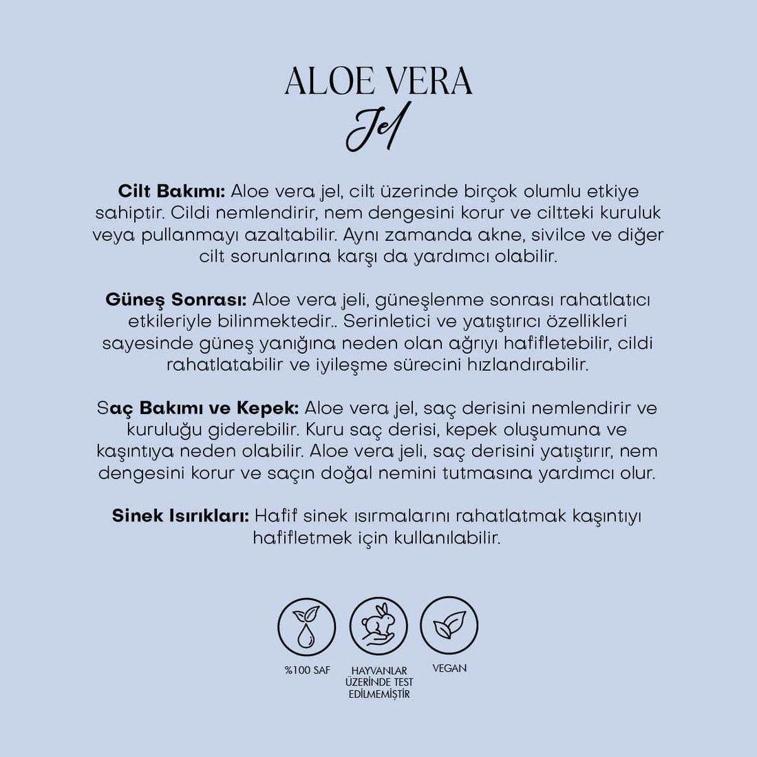Aloe Vera Jel &amp; Gül Suyu