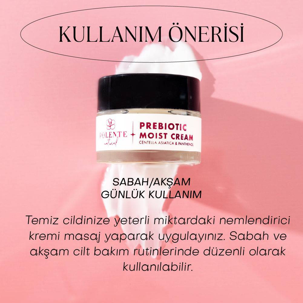 Prebiotic Moist Cream - Cica &amp; Panthenol Yoğun Nemlendirici Prebiyotik Yüz Kremi (50 ml)