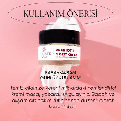 Prebiotic Moist Cream - Cica &amp; Panthenol Yoğun Nemlendirici Prebiyotik Yüz Kremi (50 ml)