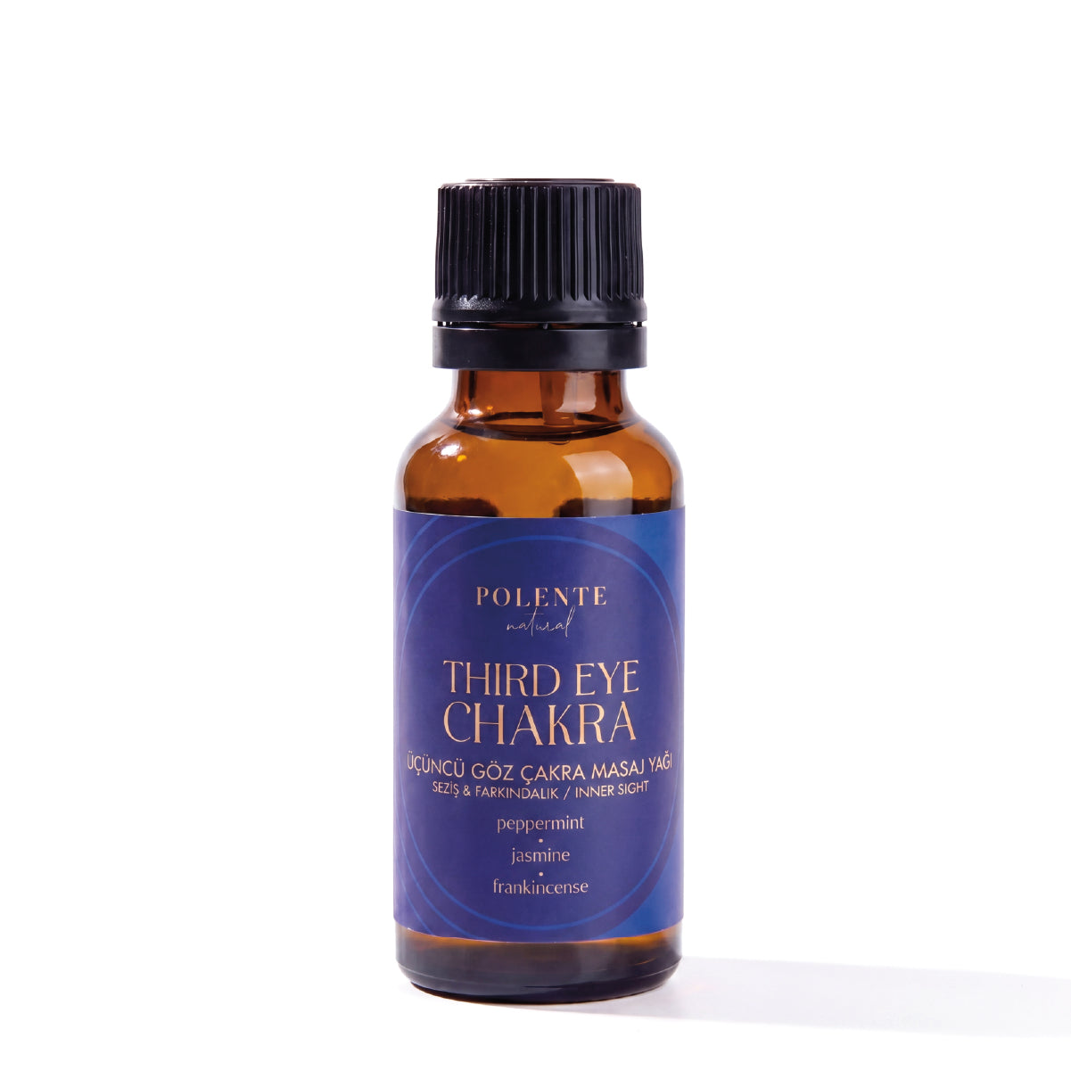 Polente Natural Üçüncü Göz Çakra Masaj Yağı - Seziş &amp; Farkındalık (20 ml)