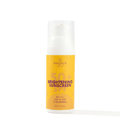 Polente Natural 50+ SPF Aydınlatıcı Güneş Kremi %100 Mineral Filtre 50 ml