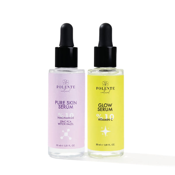 Polente Natural Akne - Leke Kampanyalı Serum Seti