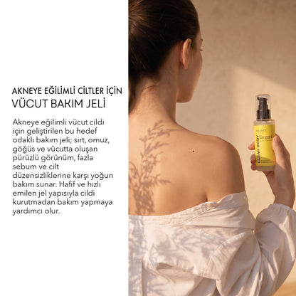 Akneye Eğiimli Ciltler İçin Vücut Bakım Jeli