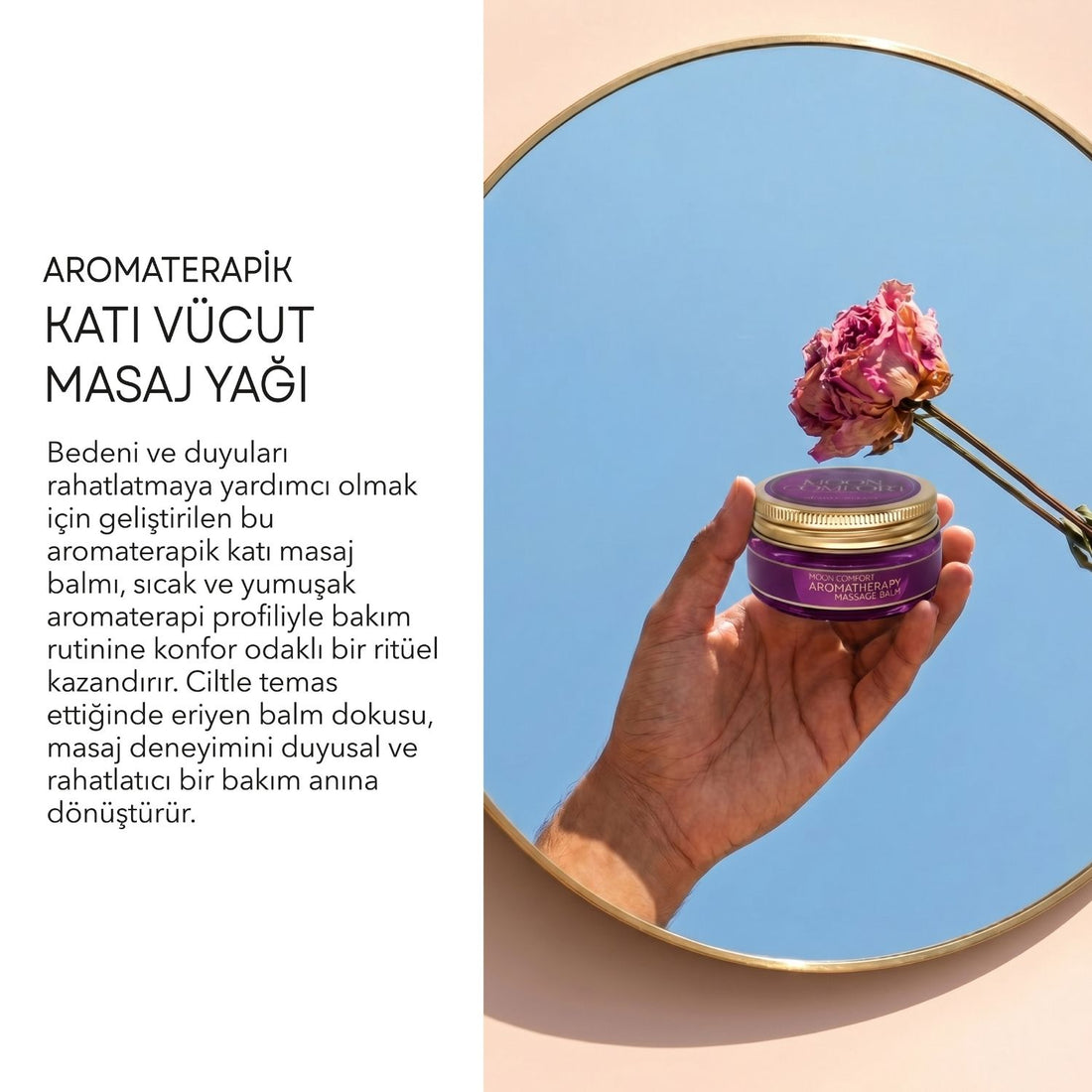 Aromaterapik Katı Vücut Masajı Yağı
