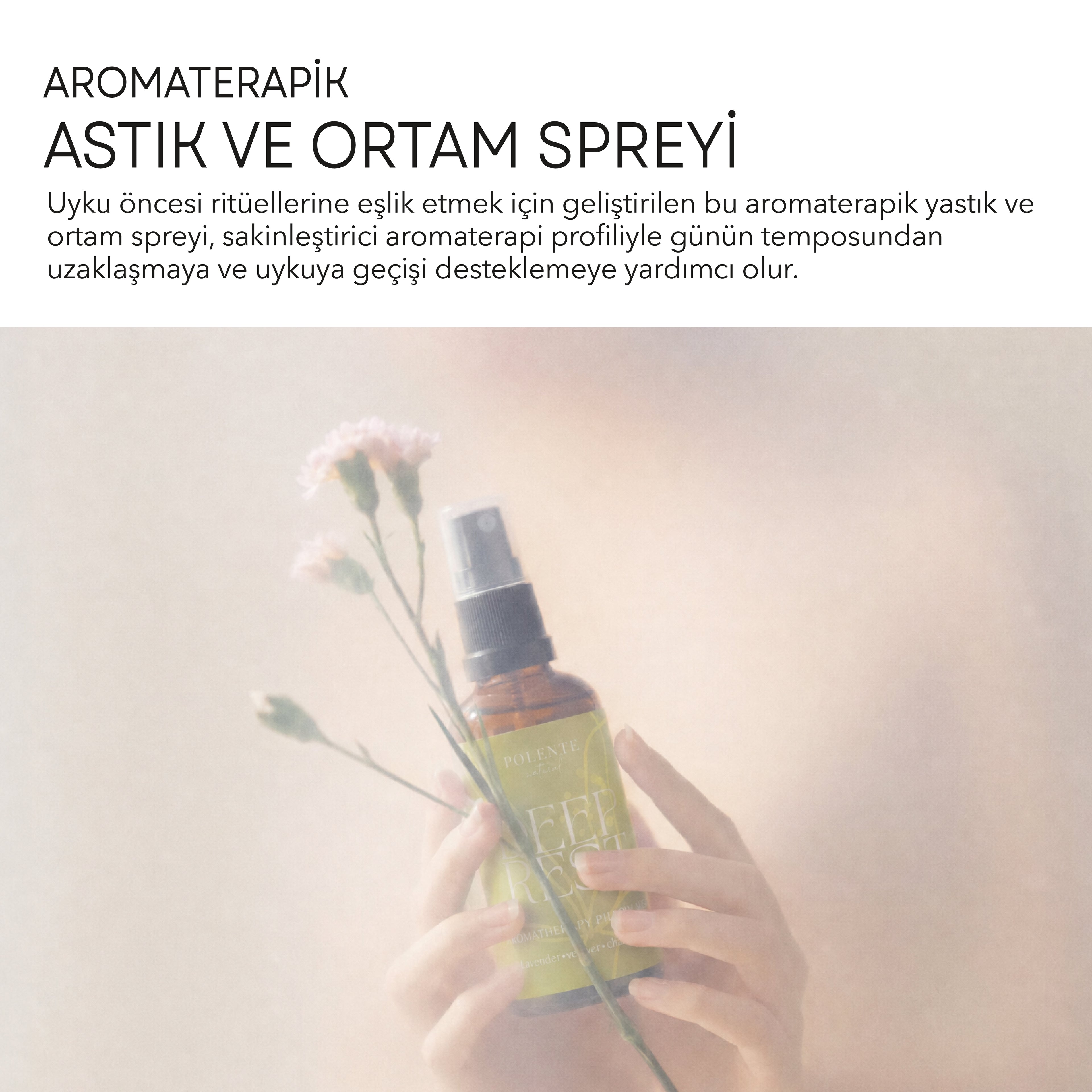 Aromaterapik Yastık ve Ortam Spreyi