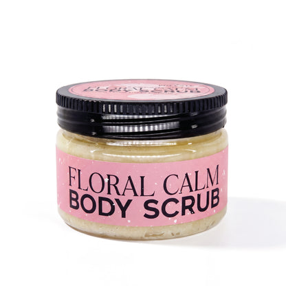 Polente Natural FLORAL CALM BODY SCRUB - Çiçek Bahçesi Sakinleştirici Tuz Vücut Peelingi (250 ml)