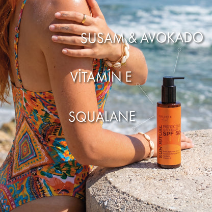 Polente Natural SPF 50+ Protective Sun Cream - SPF 50+ Güneş Koruyucu Krem (200 ml)