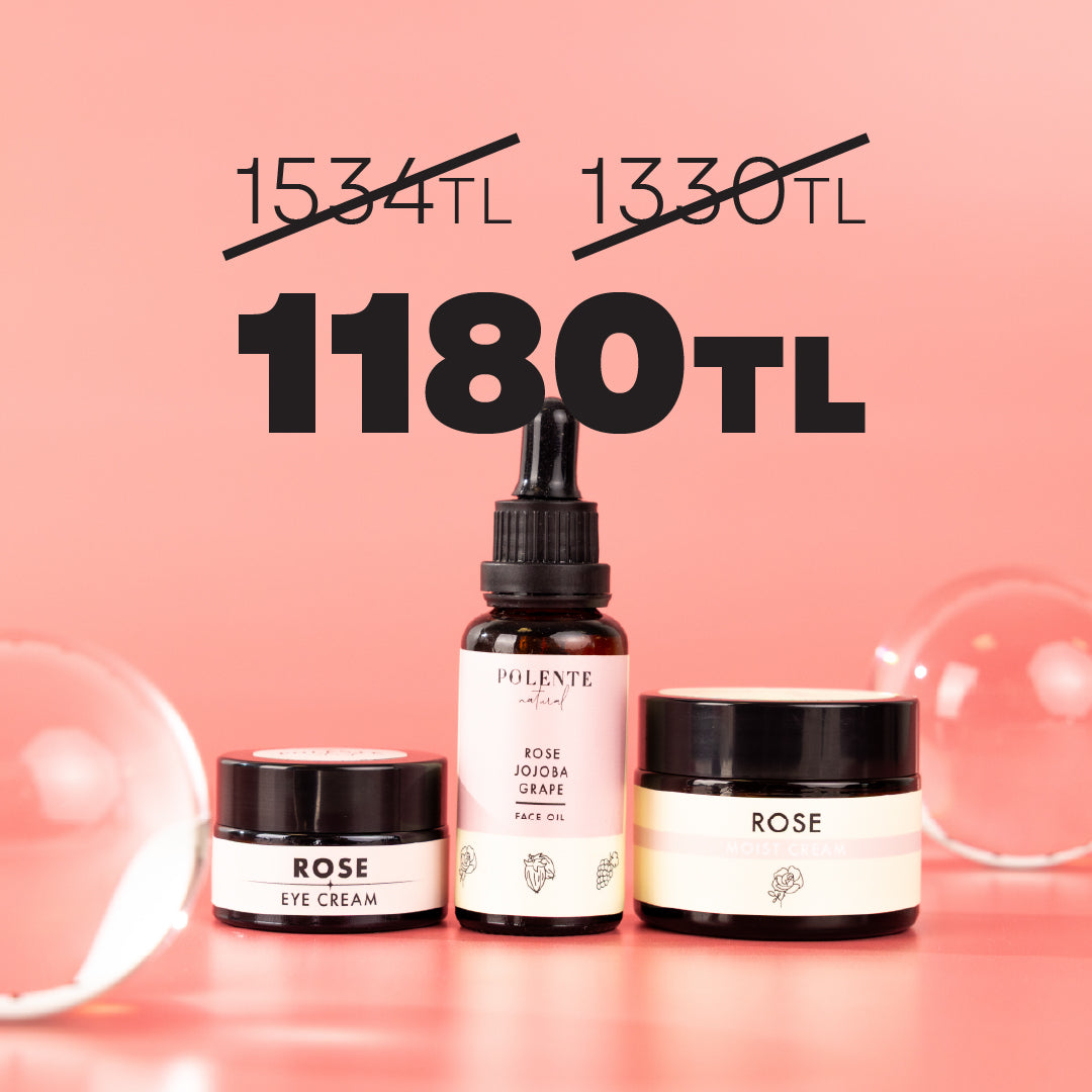 Polente Natural Gül Canlandırıcı Cilt Bakım Seri