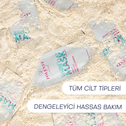 Prebiyotik İçeren Dengeleyici Beyaz Kil Maskesi (8 X 8 ml)