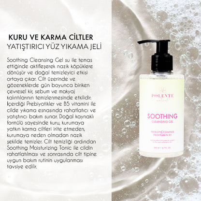 Yatıştırıcı Cilt Temizleme Seti- Kuru ve Karma Ciltler