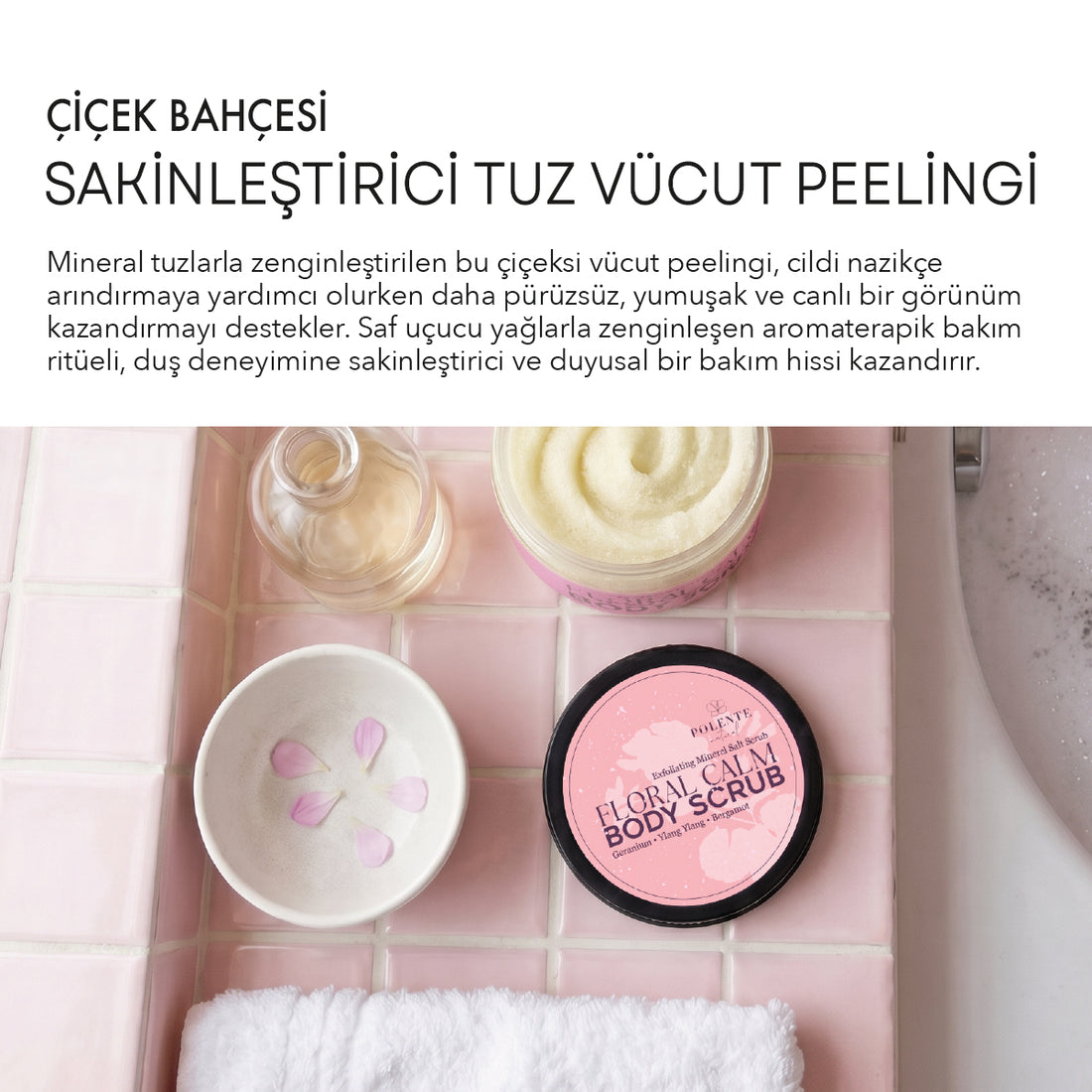 Çiçek Bahçesi Sakinleştirici Tuz Vücut Peelingi