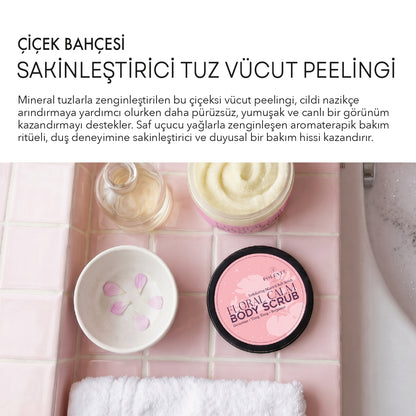 Çiçek Bahçesi Sakinleştirici Tuz Vücut Peelingi