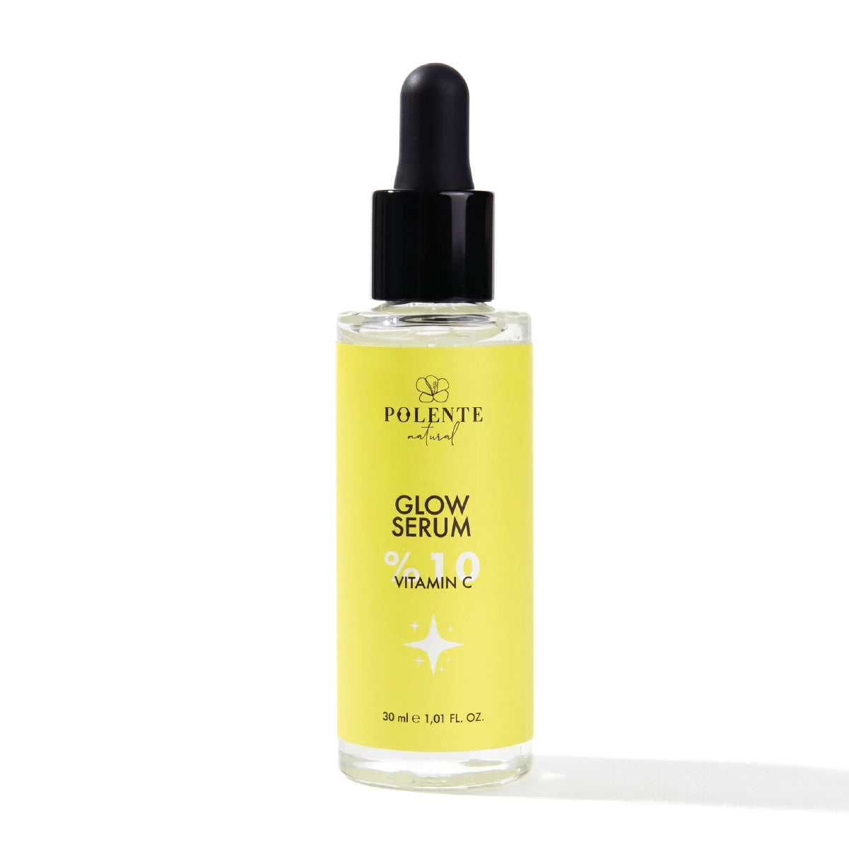 Polente Natural GLOW SERUM %10 C Vitamini İçeren Aydınlatıcı Leke Serumu (30 ml)