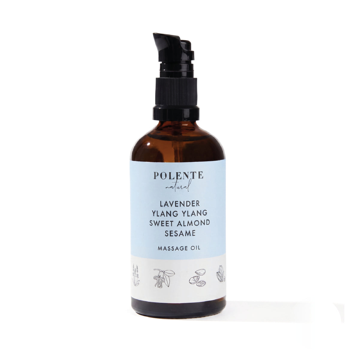 Polente Natural Lavanta &amp; Ylang Ylang Sakinleştirici Masaj Yağı (100 ml)