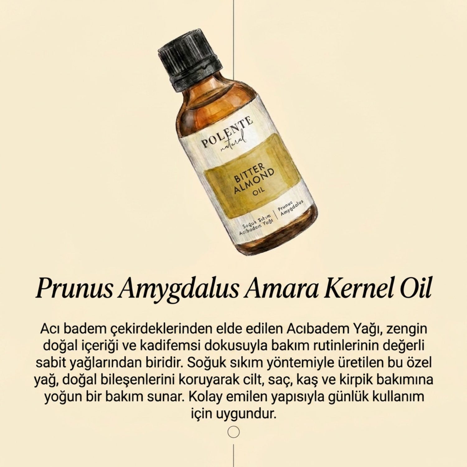 Acıbadem Yağı - Soğuk Sıkım (50 ml)