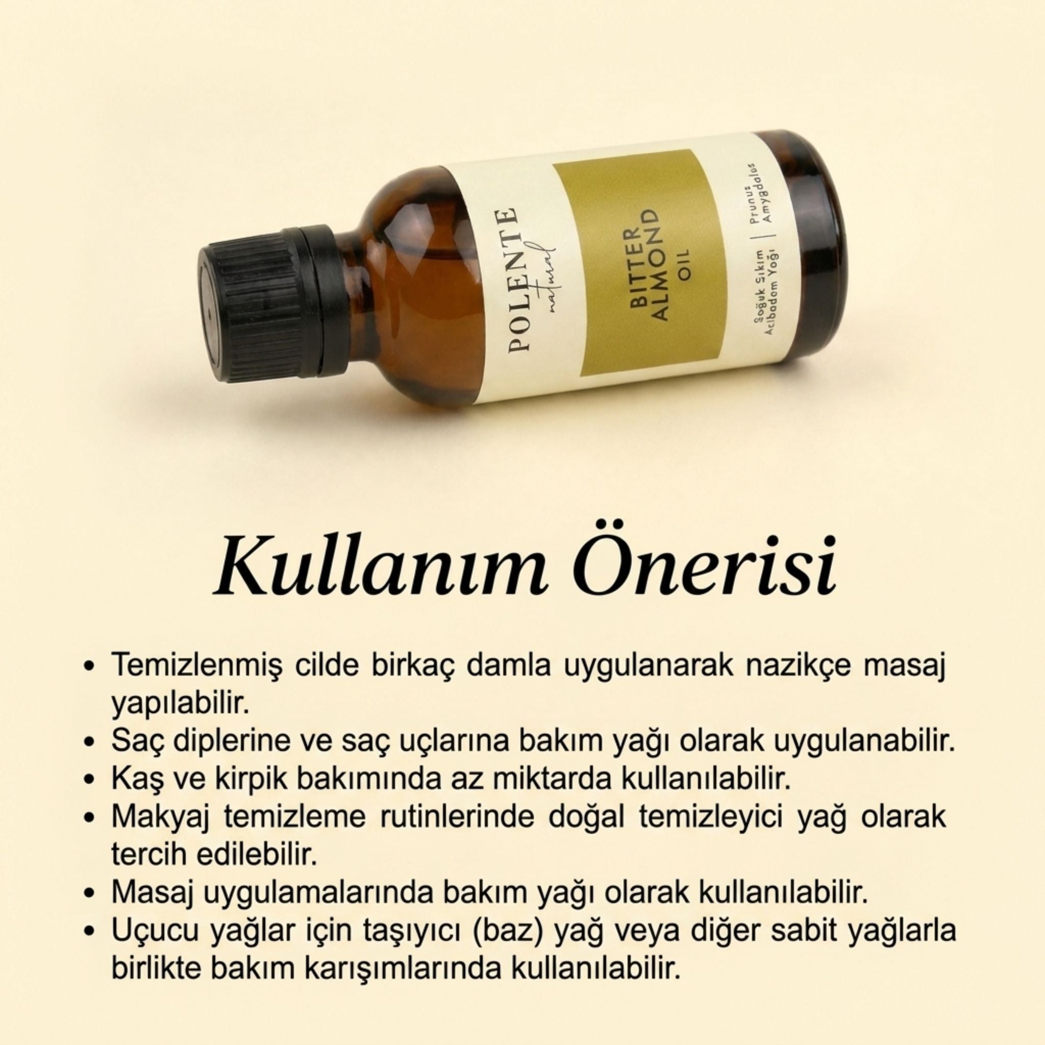 Acıbadem Yağı - Soğuk Sıkım (50 ml)