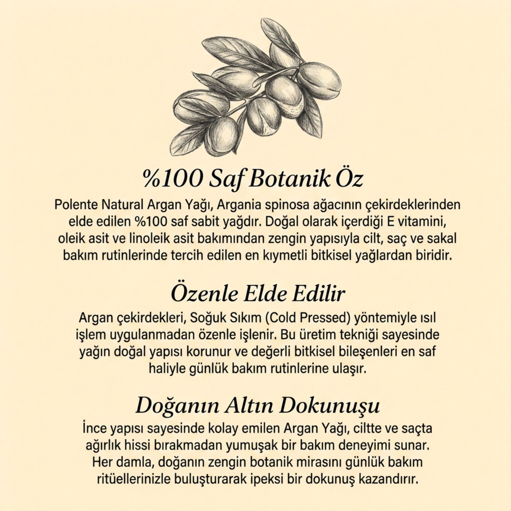 Argan Yağı - Soğuk Sıkım (50 ml)