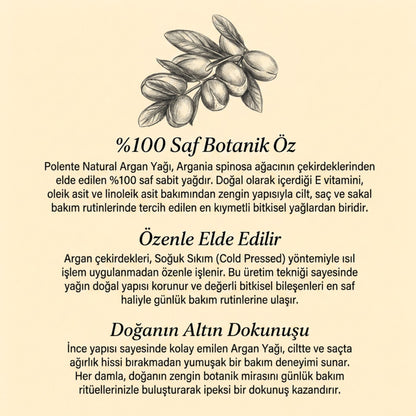 Argan Yağı - Soğuk Sıkım (50 ml)