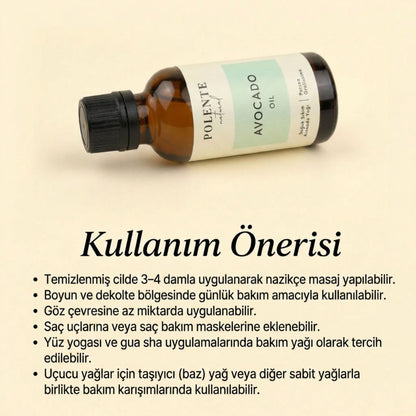 Avokado Yağı - Soğuk Sıkım (50 ml)