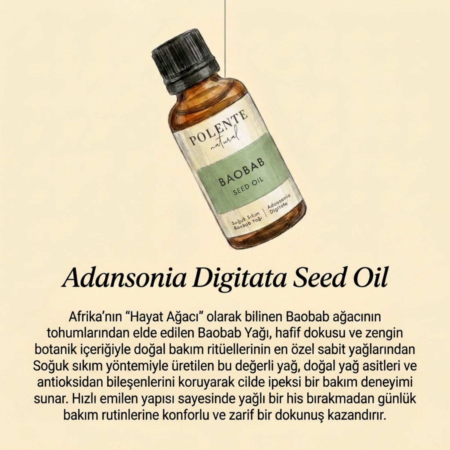 Baobab Yağı - Soğuk Sıkım (30 ml)