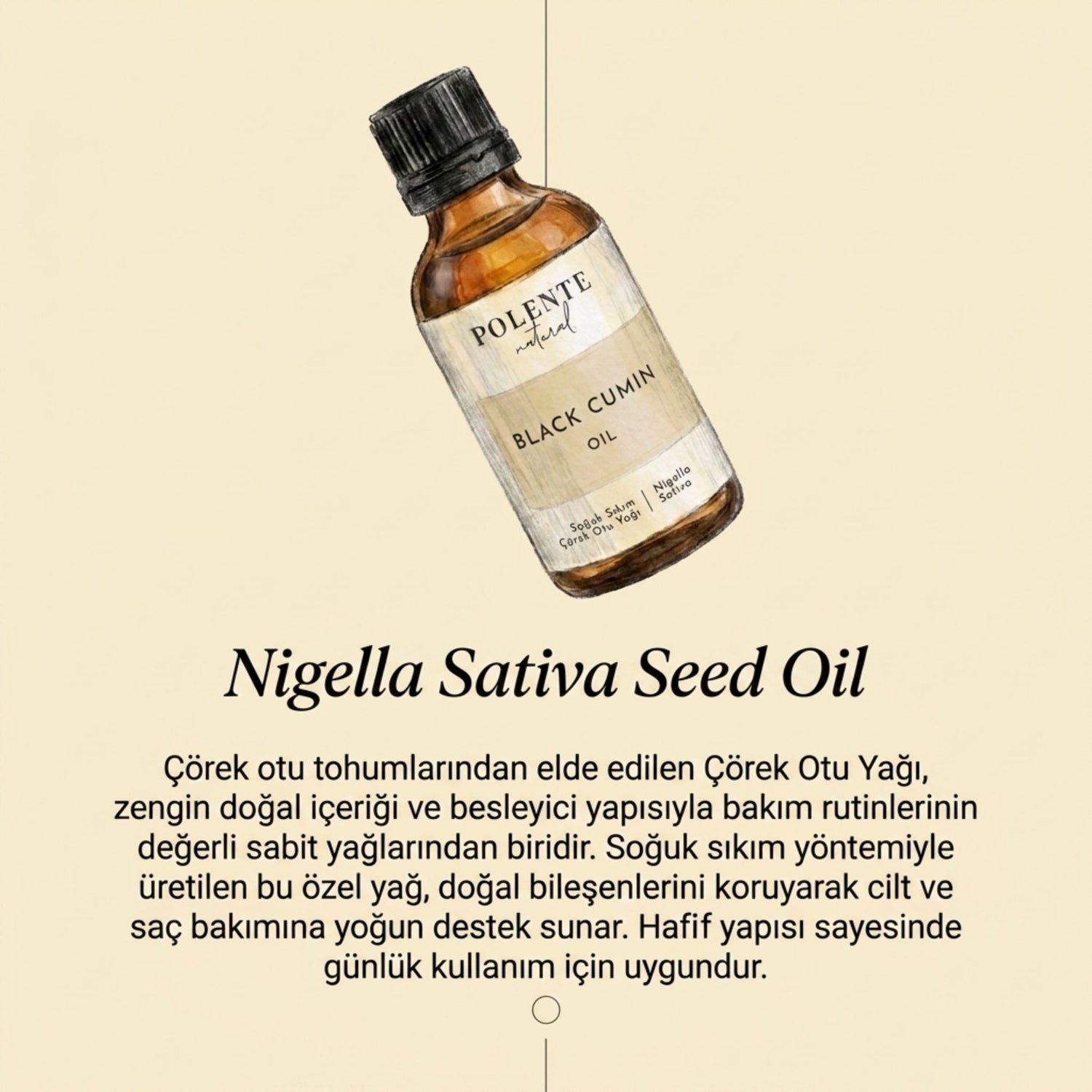 Çörek Otu Yağı - Soğuk Sıkım (50 ml)