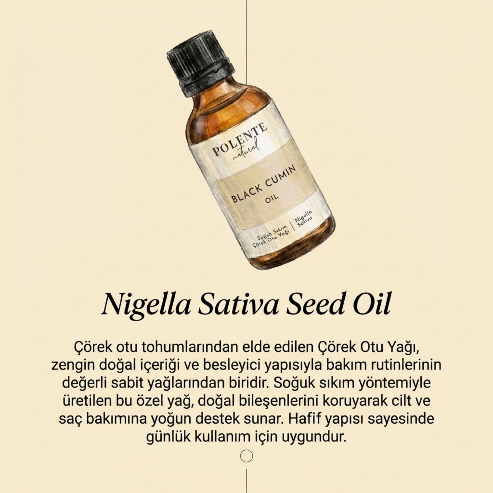 Çörek Otu Yağı - Soğuk Sıkım (50 ml)