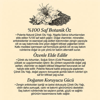 Çörek Otu Yağı - Soğuk Sıkım (50 ml)