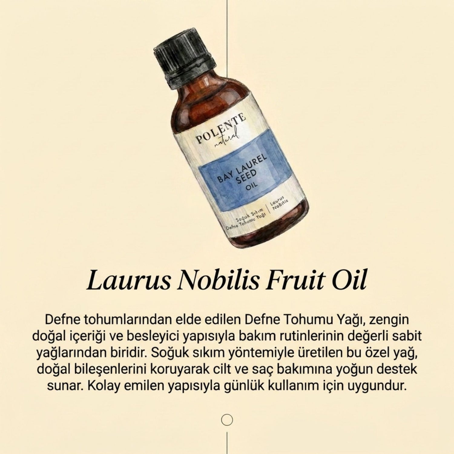 Defne Tohumu Yağı - Soğuk Sıkım (50 ml)