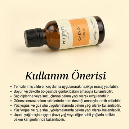 Havuç Tohumu Yağı - Soğuk Sıkım (30 ml)