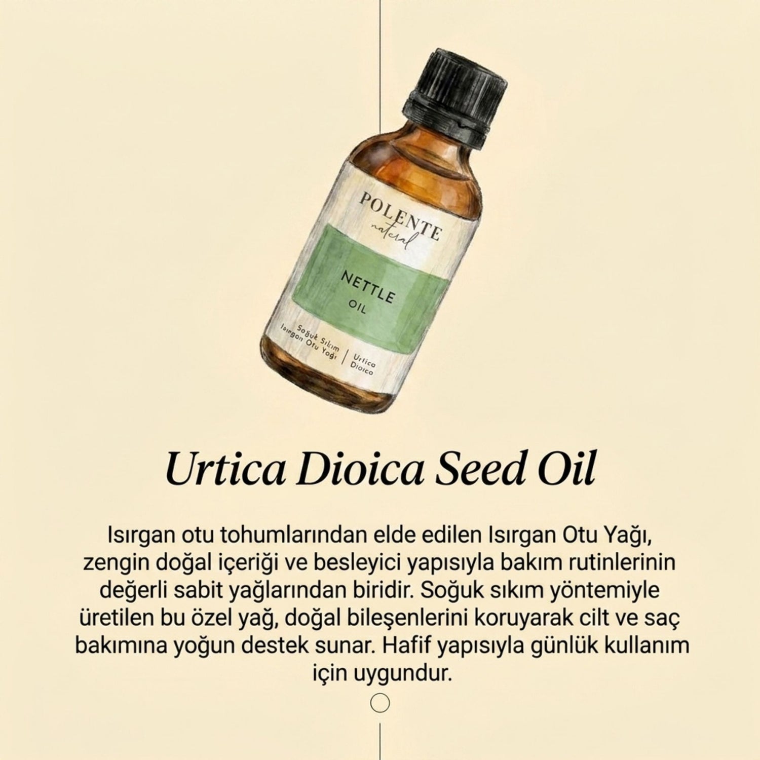 Isırgan Otu Yağı - Soğuk Sıkım (50 ml)