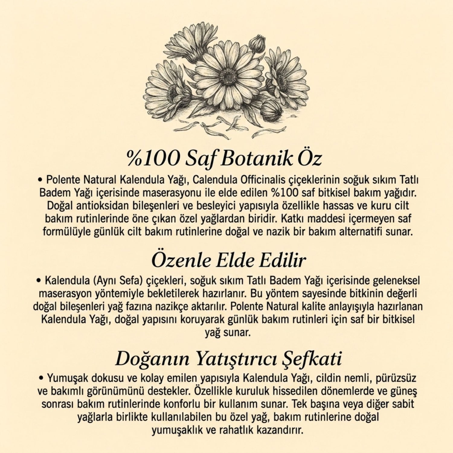 Kalendula Yağı - Aynı Sefa Yağı (50 ml)