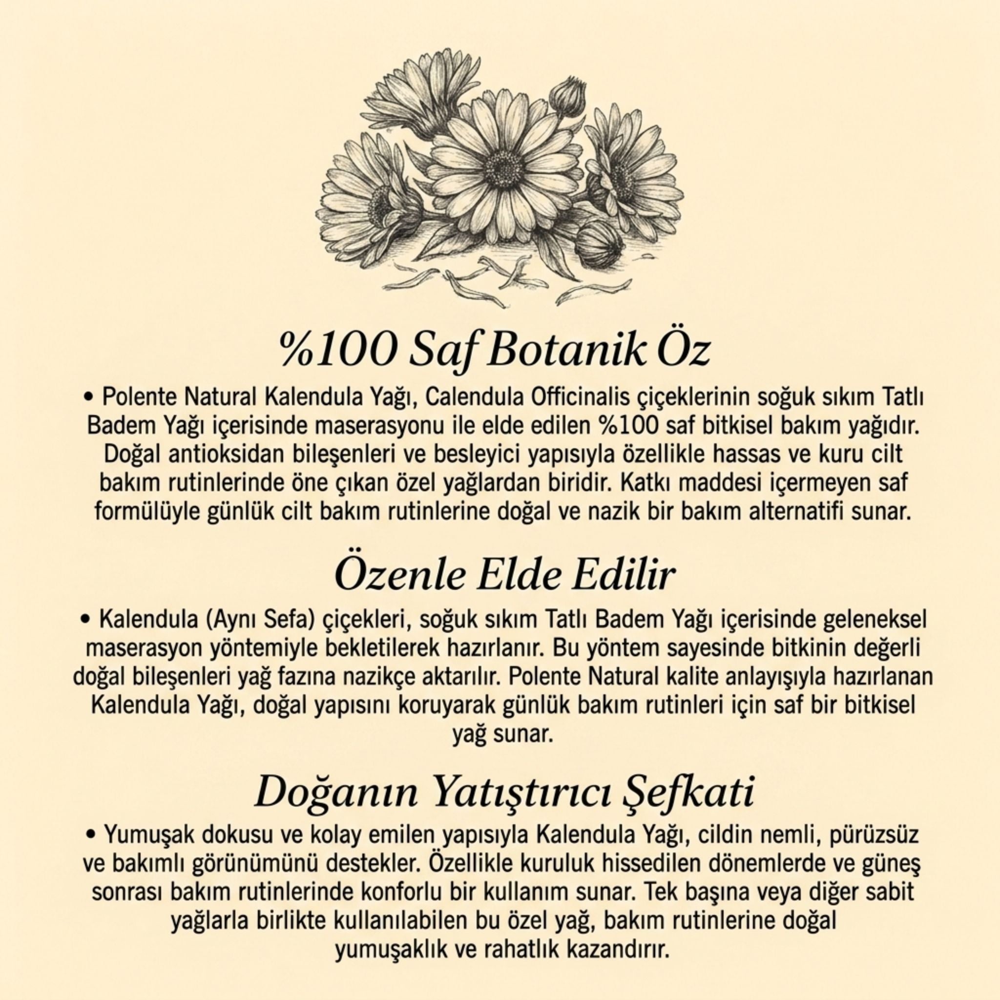 Kalendula Yağı - Aynı Sefa Yağı (50 ml)