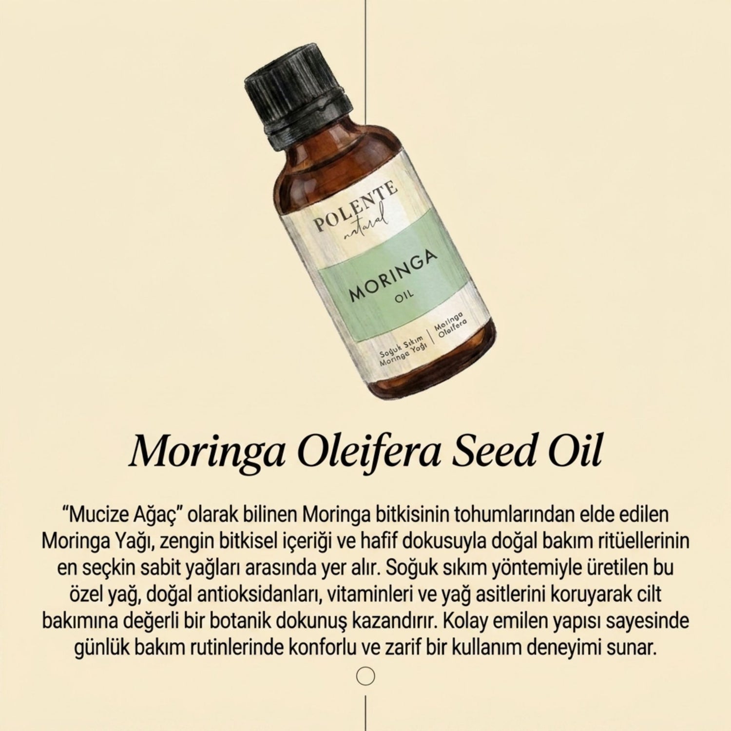 Moringa Yağı - Soğuk Sıkım (30 ml)