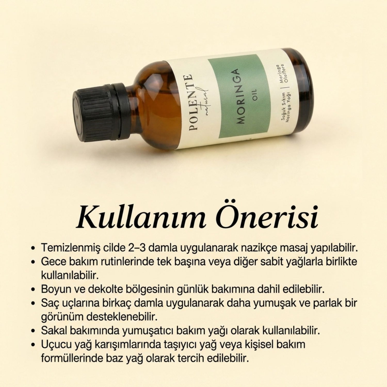Moringa Yağı - Soğuk Sıkım (30 ml)