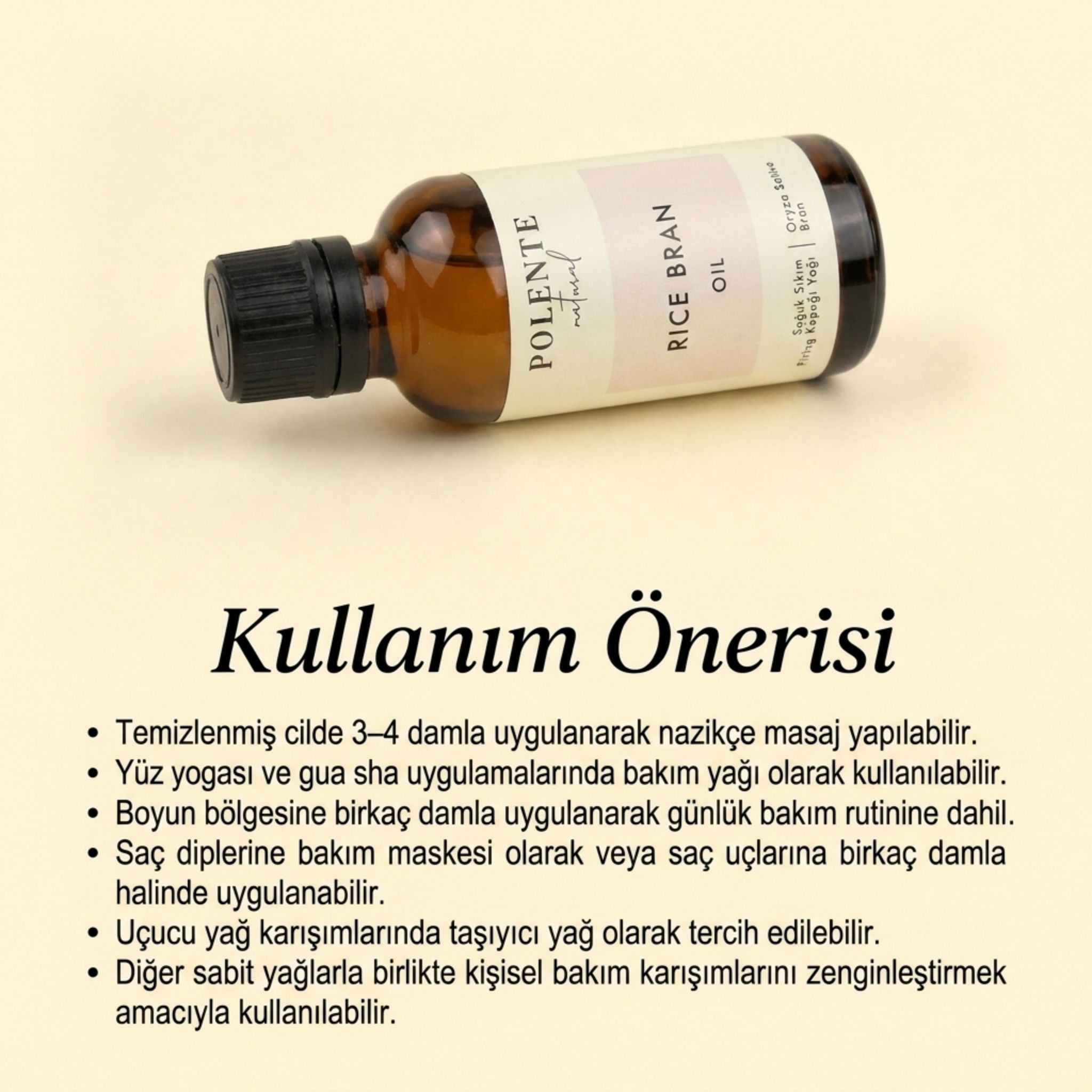 Масло рисовых отрубей - Холодный отжим (30 мл)
