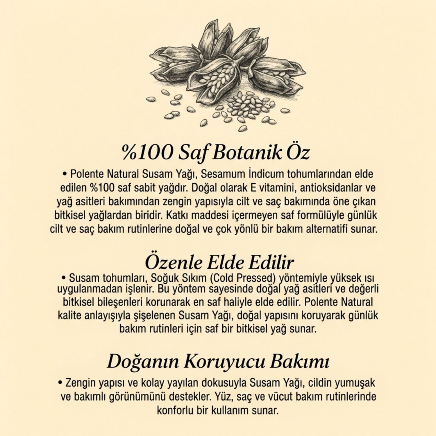 Sesame Oil - Cold Pressed (50 ml)