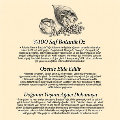 Baobab Yağı - Soğuk Sıkım (30 ml)